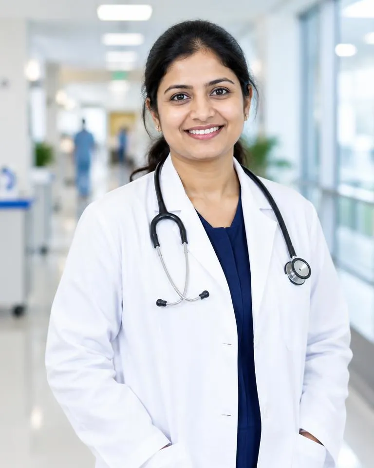 Physician reviewing patient notes